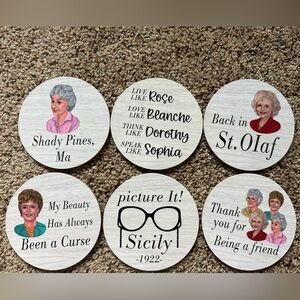 Golden Girls Coaster Set